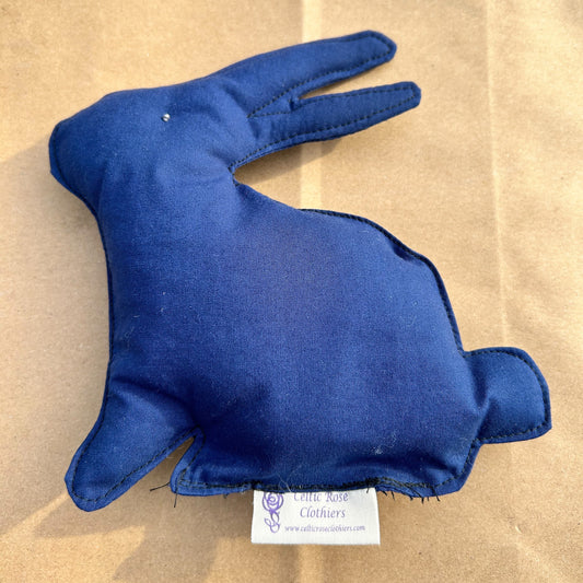 Large Limited Edition Easter Bunny Toy Plushy 7" Navy